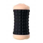 Двухсторонний мастурбатор JOS JANICE в черном цилиндре - JOS - в Салавате купить с доставкой