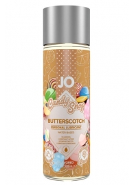 Смазка на водной основе Candy Shop Butterscotch с ароматом ирисок - 60 мл. - System JO - купить с доставкой в Салавате