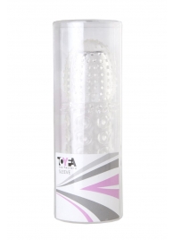 Прозрачная закрытая гелевая насадка - 13,5 см. - Toyfa Basic - в Салавате купить с доставкой Прозрачная закрытая гелевая насадка - 13,5 см. - Toyfa Basic - в Салавате купить с доставкой