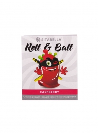 Стимулирующий презерватив-насадка Roll   Ball Raspberry - Sitabella - купить с доставкой в Салавате