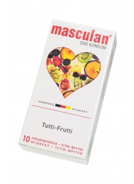 Жёлтые презервативы Masculan Ultra Tutti-Frutti с фруктовым ароматом - 10 шт. - Masculan - купить с доставкой в Салавате