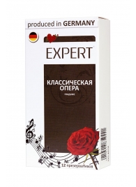 Гладкие презервативы Expert  Классическая опера  - 12 шт. - Expert - купить с доставкой в Салавате