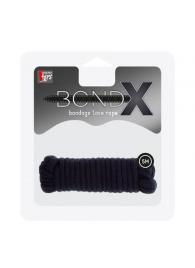 Чёрная веревка для связывания BONDX LOVE ROPE - 5 м. - Dream Toys - купить с доставкой в Салавате