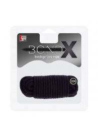 Черная веревка для связывания BONDX LOVE ROPE - 10 м. - Dream Toys - купить с доставкой в Салавате