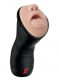 Мастурбатор-ротик Deep Throat Vibrating Stroker - Pipedream - в Салавате купить с доставкой