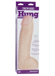 Огромная насадка-реалистик Vac-U-Lock Realistic Hung - 31,7 см. - Doc Johnson - купить с доставкой в Салавате