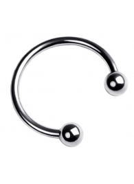 Серебристая подкова на головку пениса - ToyFa - купить с доставкой в Салавате