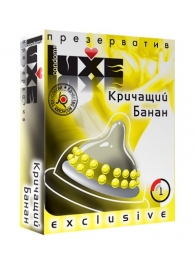 Презерватив LUXE  Exclusive  Кричащий банан  - 1 шт. - Luxe - купить с доставкой в Салавате