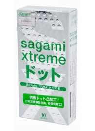 Презервативы Sagami Xtreme Type-E с точками - 10 шт. - Sagami - купить с доставкой в Салавате