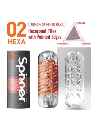 Мастурбатор SPINNER Hexa - Tenga - в Салавате купить с доставкой