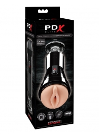 Телесный вибромастурбатор-вагина Cock Compressor Vibrating Stroker - Pipedream - в Салавате купить с доставкой