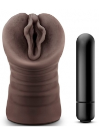 Коричневый мастурбатор-вагина Alexis - Blush Novelties - в Салавате купить с доставкой