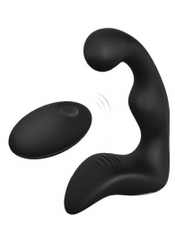 Черный вибромассажер простаты REMOTE BOOTY PLEASER - Dream Toys - в Салавате купить с доставкой