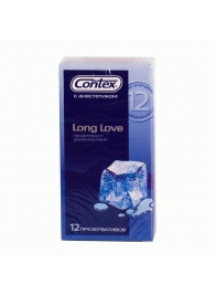 Презервативы с продлевающей смазкой Contex Long Love - 12 шт. - Contex - купить с доставкой в Салавате