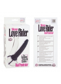 Насадка на пенис Silicone Love Rider Dual Penetrator для двойного проникновения - 14 см. - California Exotic Novelties - в Салавате купить с доставкой