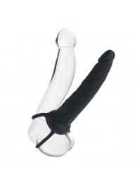 Насадка на пенис Silicone Love Rider Dual Penetrator для двойного проникновения - 14 см. - California Exotic Novelties - в Салавате купить с доставкой