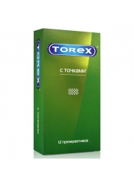 Текстурированные презервативы Torex  С точками  - 12 шт. - Torex - купить с доставкой в Салавате