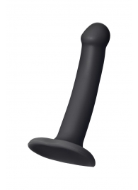 Черный фаллос на присоске Silicone Bendable Dildo S - 17 см. - Strap-on-me купить в Салавате с доставкой в Orgasmix.ru Черный фаллос на присоске Silicone Bendable Dildo S - 17 см. - Strap-on-me - купить с доставкой в Салавате