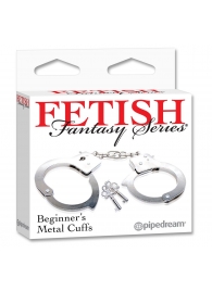 Металлические наручники Beginner s Metal Cuffs - Pipedream - купить с доставкой в Салавате