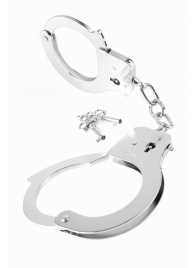 Металлические серебристые наручники Designer Metal Handcuffs - Pipedream - купить с доставкой в Салавате