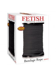 Черная веревка для связывания Bondage Rope - 60,9 м. - Pipedream - купить с доставкой в Салавате