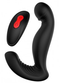 Черный вибромассажер простаты SWIRLING P-PLEASER - Dream Toys - в Салавате купить с доставкой