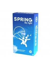 Ультратонкие презервативы SPRING SKY LIGHT - 12 шт. - SPRING - купить с доставкой в Салавате