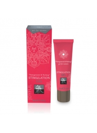 Возбуждающий интимный гель для двоих STIMULATION GEL Pomegranate   Nutmeg - 30 мл. - Shiatsu - купить с доставкой в Салавате