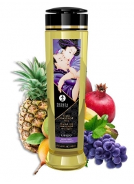 Массажное масло Libido Exotic Fruits с ароматом экзотических фруктов - 240 мл. - Shunga - купить с доставкой в Салавате