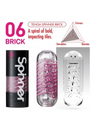 Мастурбатор SPINNER Brick - Tenga - в Салавате купить с доставкой