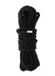 Черная веревка для шибари DELUXE BONDAGE ROPE - 5 м. - Dream Toys - купить с доставкой в Салавате