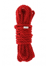 Красная веревка для шибари DELUXE BONDAGE ROPE - 5 м. - Dream Toys - купить с доставкой в Салавате