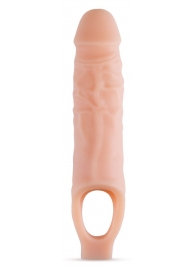 Телесный реалистичный фаллоудлинитель 9 Inch Silicone Cock Sheath Penis Extender - 22,86 см. - Blush Novelties - в Салавате купить с доставкой