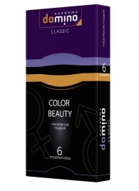 Разноцветные презервативы DOMINO Colour Beauty - 6 шт. - Domino - купить с доставкой в Салавате