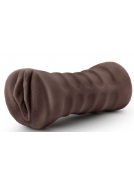 Коричневый мастурбатор-вагина Hot Chocolate Brianna - Blush Novelties - в Салавате купить с доставкой