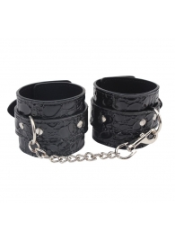 Черные наручники Be good Wrist Cuffs - Chisa - купить с доставкой в Салавате