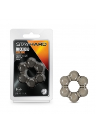 Дымчатое эрекционное кольцо Stay Hard Thick Bead Cock Ring - Blush Novelties - в Салавате купить с доставкой