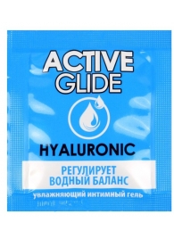 Лубрикант на водной основе Active Glide с гиалуроновой кислотой - 3 гр. - Биоритм - купить с доставкой в Салавате