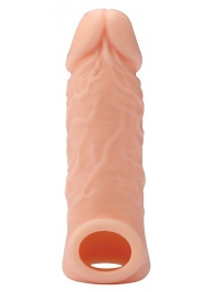 Телесная насадка EXTENDER WITH BALL STRAP 5.5 - 14 см. - Dream Toys - в Салавате купить с доставкой