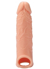 Телесная насадка EXTENDER WITH BALL STRAP 6.5 - 17 см. - Dream Toys - в Салавате купить с доставкой