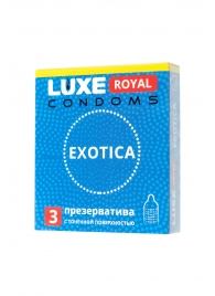 Текстурированные презервативы LUXE Royal Exotica - 3 шт. - Luxe - купить с доставкой в Салавате