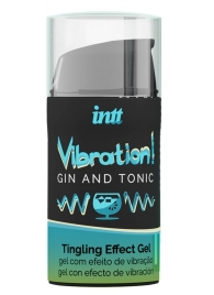 Жидкий интимный гель с эффектом вибрации Vibration! Gin   Tonic - 15 мл. - INTT - купить с доставкой в Салавате