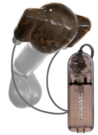 Дымчатый вибростимулятор головки пениса Dual Vibrating Head Teaser - Pipedream - в Салавате купить с доставкой