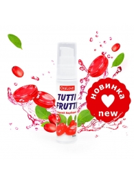 Гель-смазка Tutti-frutti со вкусом барбариса - 30 гр. - Биоритм - купить с доставкой в Салавате