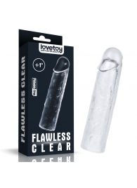 Прозрачная насадка-удлинитель Flawless Clear Penis Sleeve Add 1 - 15,5 см. - Lovetoy - в Салавате купить с доставкой