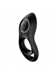 Черное эрекционное виброкольцо Legendary Duo - Satisfyer - в Салавате купить с доставкой