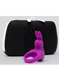 Фиолетовое эрекционное виброкольцо Happy Rabbit Cock Ring Kit - Happy Rabbit - в Салавате купить с доставкой