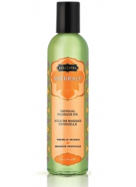 Массажное масло Naturals Tropical Mango с ароматом манго - 236 мл. - Kama Sutra - купить с доставкой в Салавате
