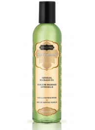 Массажное масло Naturals Vanilla Sandalwood с ароматом ванили и сандала - 236 мл. - Kama Sutra - купить с доставкой в Салавате