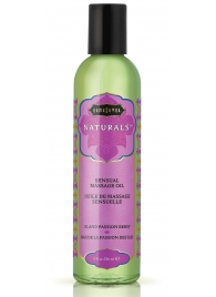 Массажное масло Naturals Island Passion Berry с ароматом тропических фруктов - 236 мл. - Kama Sutra - купить с доставкой в Салавате